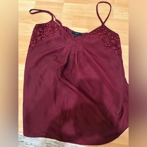 Talula Burgundy Lace Camisole Top